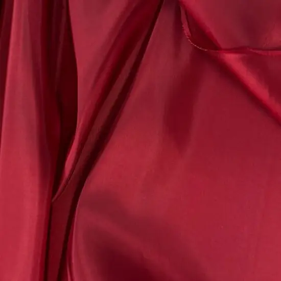 1 Yard Dark Red Taffeta Fabric Luxurious Lightweight Polyester 58/59" Wide {3}