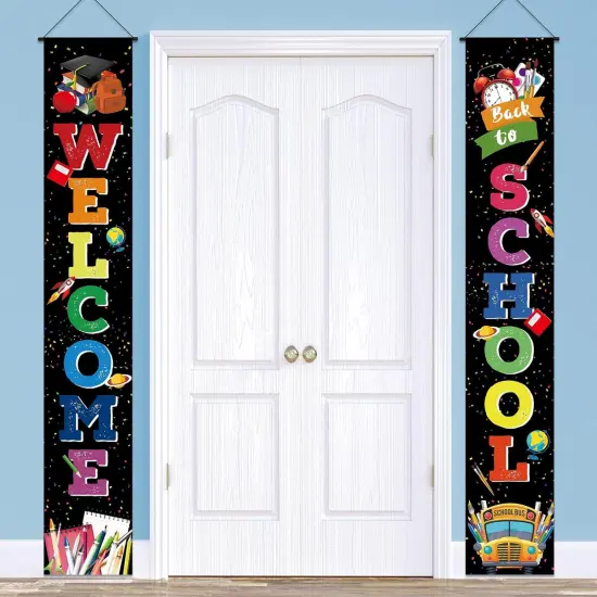Welcome Back to School Banner Banner for Doorway {1}