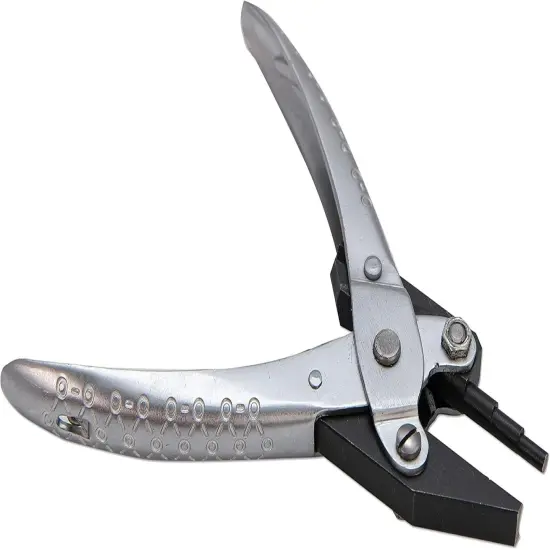 The Beadsmith Chain Nose Parallel Pliers with Spring, Flat Grip for Jewelry Making, Wirework & Repair {4}