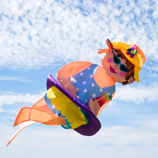 In the Breeze 1151 Beach Bev 3D Wind Friend - Fun and Colorful Outdoor Hanging Decoration {2}