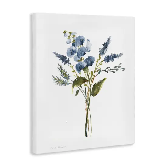 Stupell Industries Elegant Blue Geranium Sprig Canvas By Carol Robinson {3}
