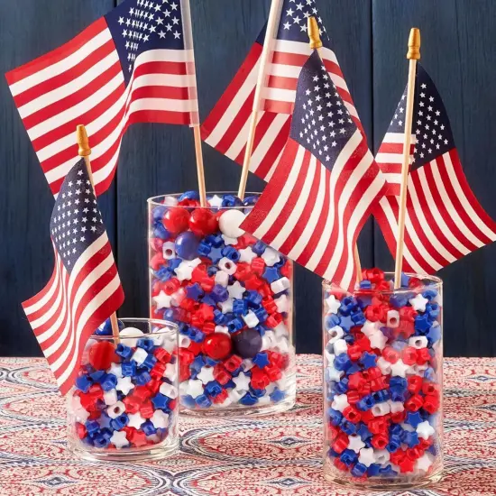4th of July Pony Beads {4}