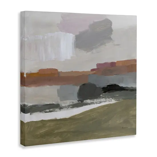 Stupell Industries Abstract Canyon Mesa in Distance Canvas By Pamela Munger {3}