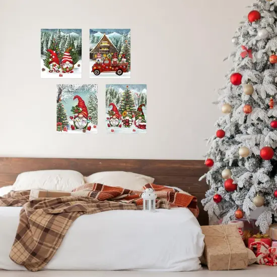 4 Pcs Christmas Diamond Painting Kits for Adults {4}