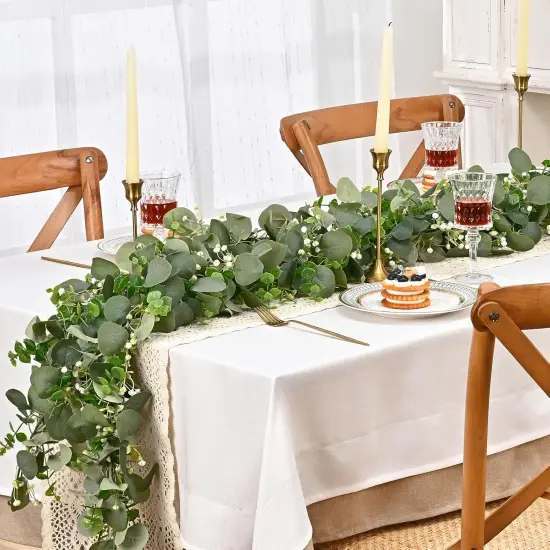 2 Packs 6FT Artificial Eucalyptus Garland {2}