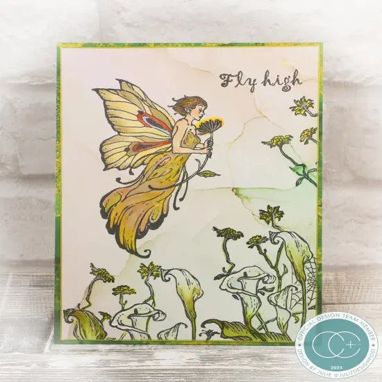 Craft Consortium Faeries Photopolymer Stamp Set-Flower {5}