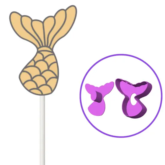 Mermaid Cake Pop mold or Popper {1}