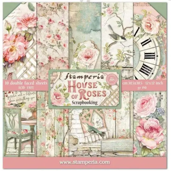 House of Roses 12x12 Paper Pack (10) {1}