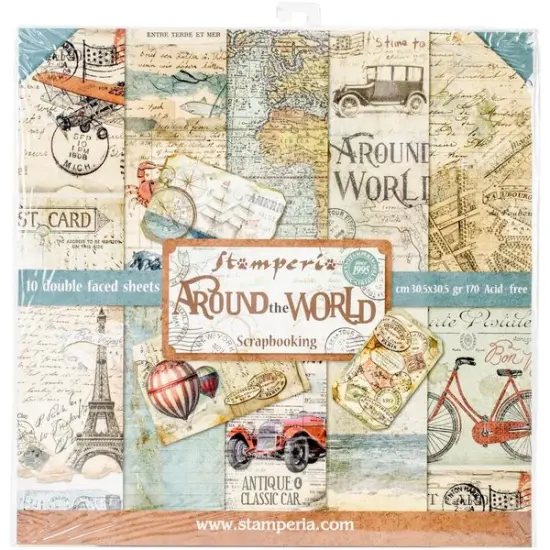 Around the World: 12x12 Pad {1}