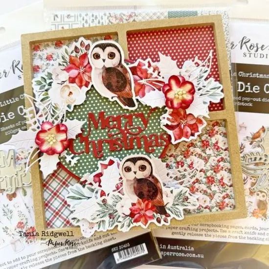 Paper Rose Studio Merry Little Christmas Patterns 12x12 Paper Collection 30531 {1}