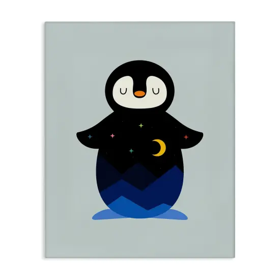 Stupell Industries Nature on Penguin Silhouette Canvas By Andy Westface {1}
