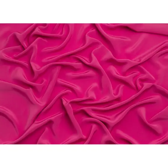 1 Yard Luxurious Beetroot Silk Fabric 4 Ply Crepe, Solid Color, 44" Wide {3}