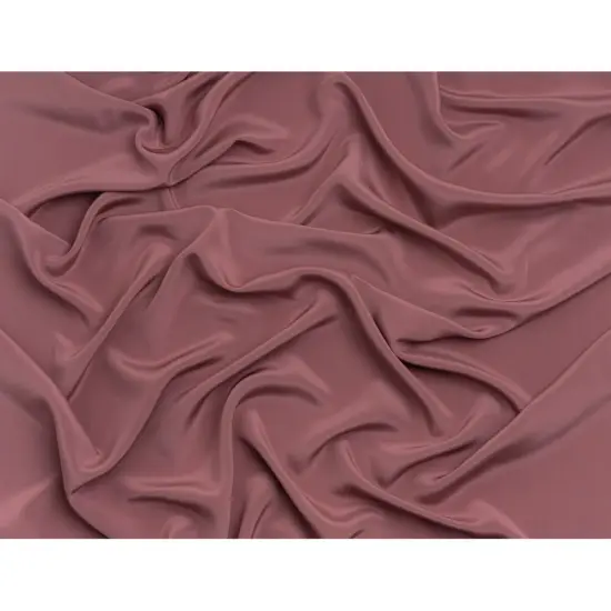 1 Yard Premium Silk 4 Ply Crepe Fabric Crushed Berry Pink Luxury Collection, 44 Inches Width {3}
