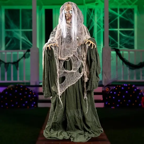 67" Halloween Animatronics Witch Decorations {1}