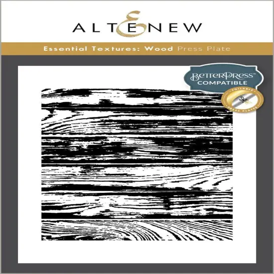 Essential Textures: Wood Press Plate Set {1}