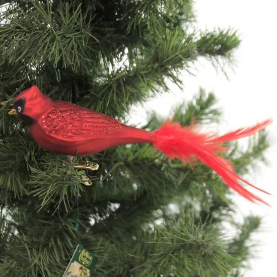 Old World Christmas 2.25 In Large Cardinal Christmas Tree Ornament , Ornament Red Bird Clip-On {3}
