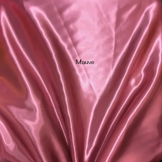 1 Yard Mauve Bridal Satin Fabric 58/60 Inch Wide Lustrous Sheen Material for Drapery, Costumes & Crafts {3}