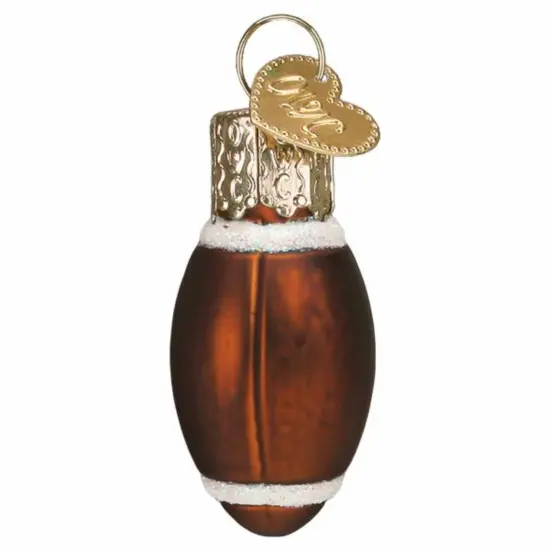 Old World Christmas 1.75 In Mini Football Christmas Tree Ornament , Gumdrops Collection Sports Tackle Brown {2}