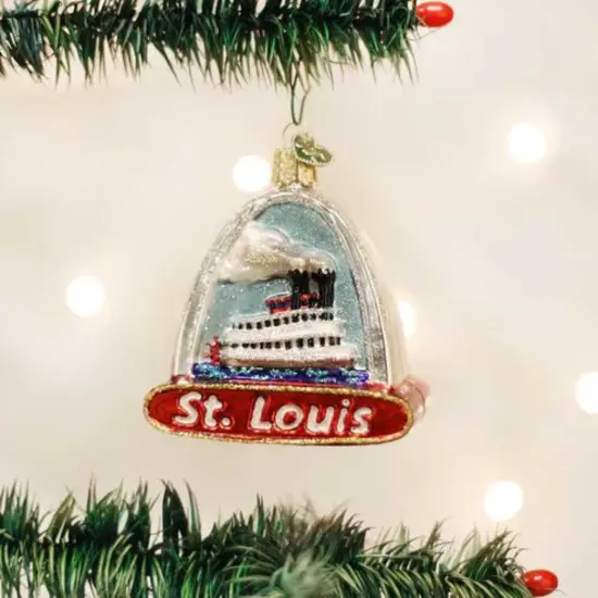 Old World Christmas 3.0 Inch St.Louis Arch Christmas Tree Ornament , Ornament Tallest Monument Multicolored {3}