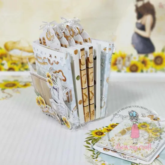 Dress My Craft Designer Punch-Rounded Tag {5}