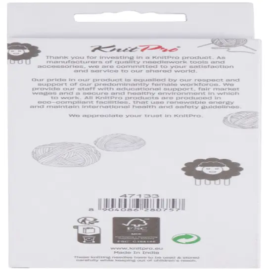 KnitPro-Zing Fixed Circular Needles 32"-Size 10/6mm {4}