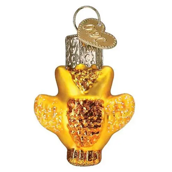 Old World Christmas 1.75 In Mini Halloween Owl Halloween Tree Ornament , Wisdom Bird Gold {2}
