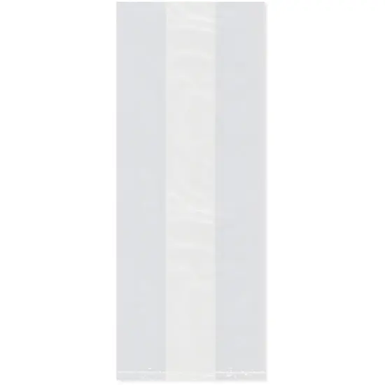 Plymor 6" x 4" x 15" (Pack of 100), 1 Mil Gusseted Plastic Bags {1}