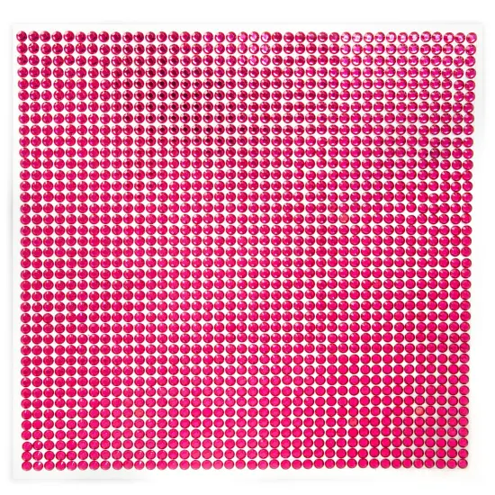 Craft Perfect Gem 10"X10" Gem Sheet 6MM-Pink {3}