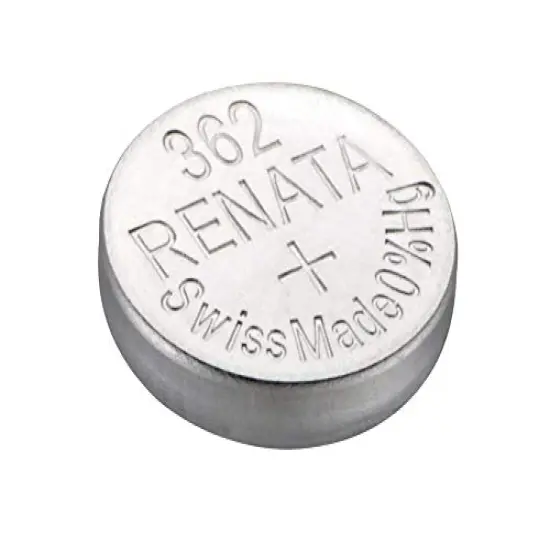 4 Renata 362 Button Cell Watch 0% Hg Mercury Free Batteries {1}