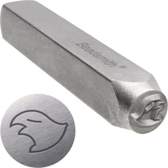The Beadsmith Steel Design Stamps - Jewelry Stamping Tools, Eagle Design, 2.25 Inches w/ 6 mm Base {5}