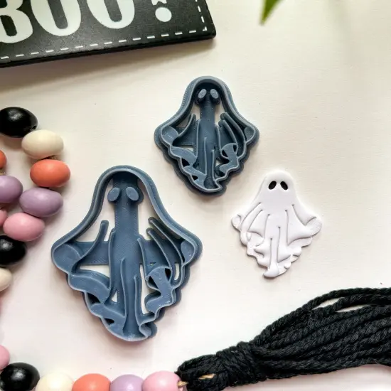 TALL GHOST | HALLOWEEN | CLAY CUTTERS {5}