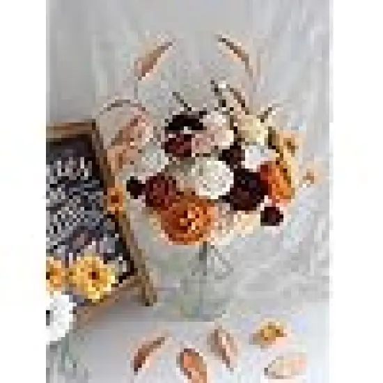 Real Looking Fake Roses with Stem for DIY Wedding {4}