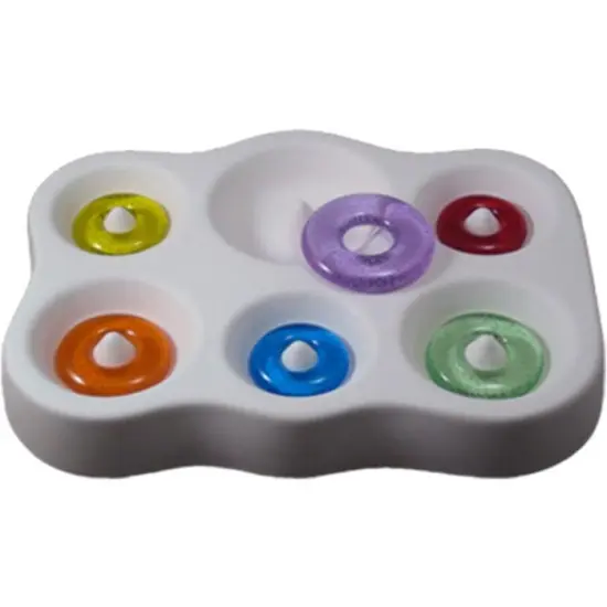 7" x 5.25" x 1" Simple Round Beads Glass Fusing Kiln Mold {1}