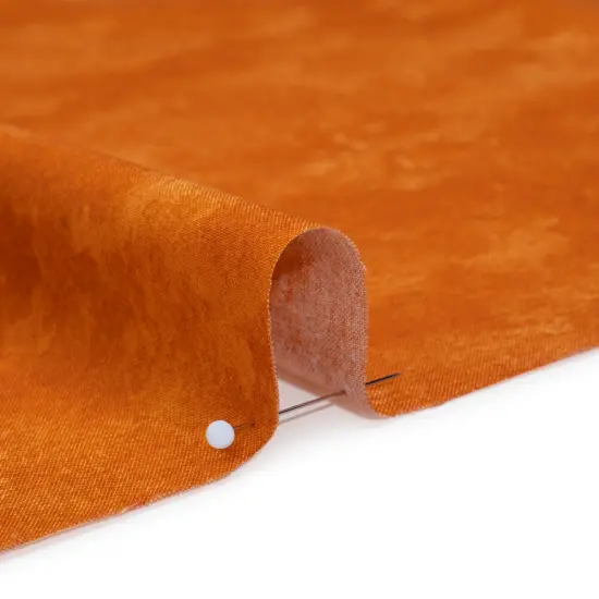 1 Yard Ginger Orange Quilting Cotton Fresco Textured Fabric 44" Wide for Fashion & Home {2}