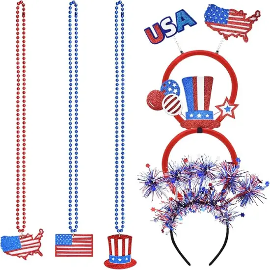 6 Pcs 4th of July Party Accessories Set {1}