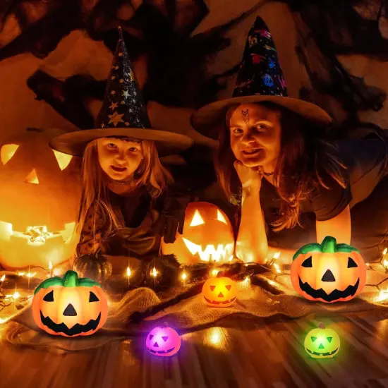 Halloween Crafts Pumpkin Decorations Pumpkin Lamp Kit {5}