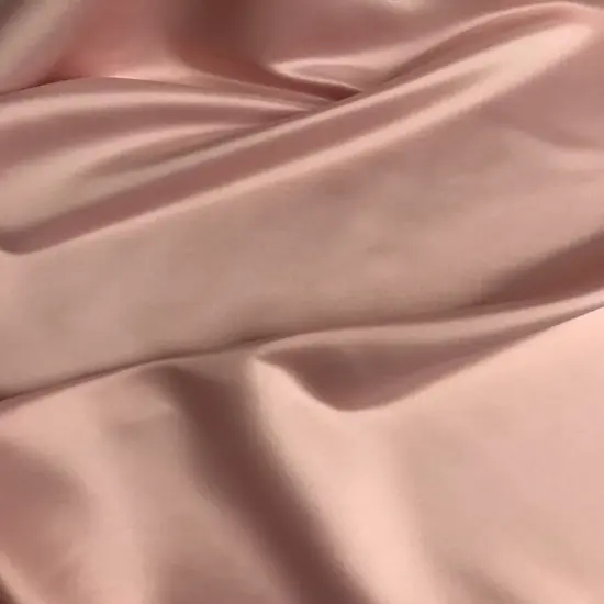 1 Yard Dark Blush Pink Dull Satin Fabric 58/59 Inches Wide Matte Finish Polyester for Bridal & Formal Wear {1}