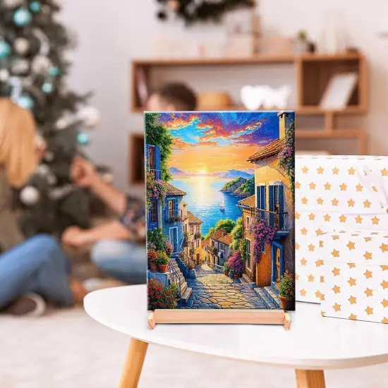 12x16 Inch Paint by Number with Easel Oil Painting Kits for Gift Home Wall Decor {5}