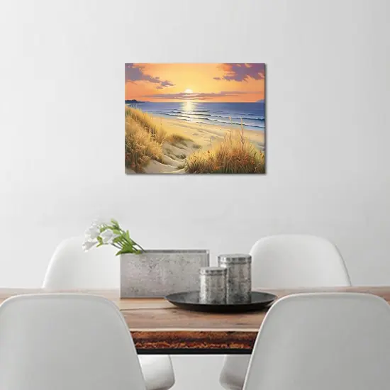 Beach Scenery Paint by Numbers on Canvas Arts Craft(Frameless) 16x20 Inch {2}