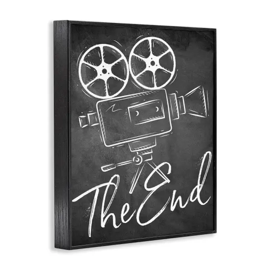 Stupell Industries Vintage Movie Camera Framed Giclee By Kim Allen {9}