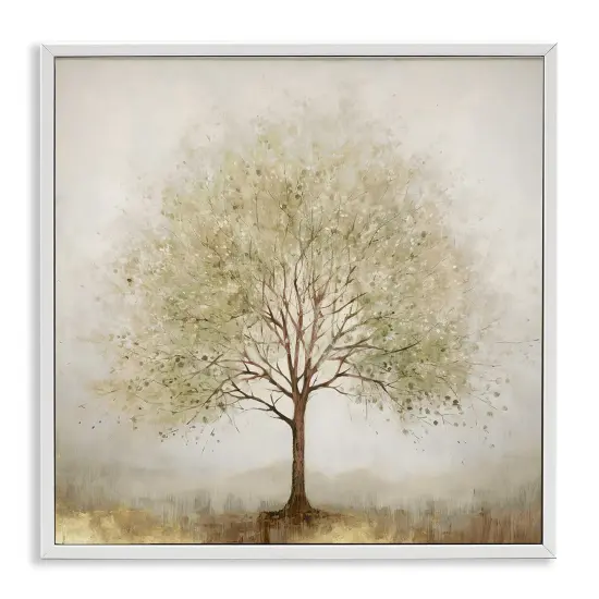 Stupell Industries Foggy Solitary Tree Framed Giclee By Irena Orlov {1}