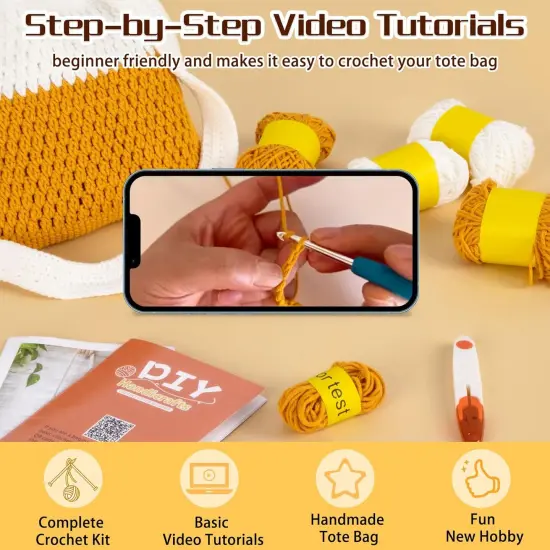 Crochet Tote Bag Kit {3}