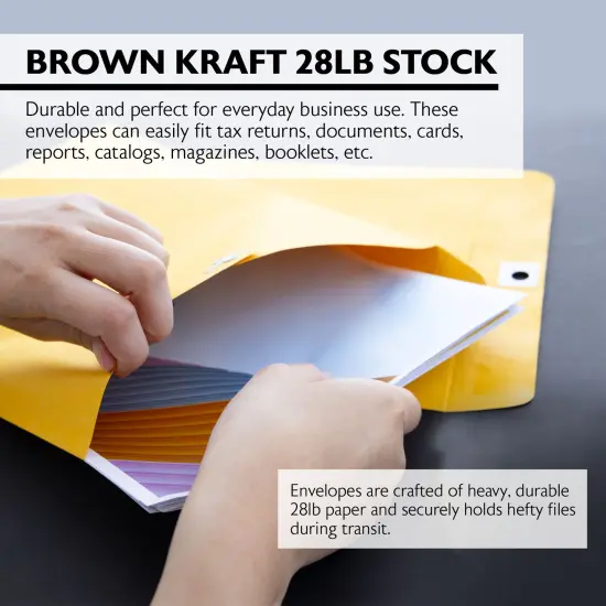 BAZIC Clasp Envelope 10" X 15" (100/Pack) {5}