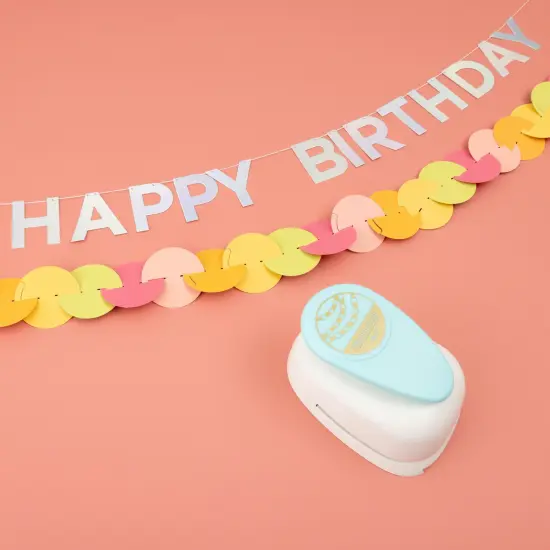 We R DIY Party Paper Punch-Garland {4}