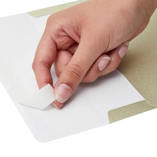 50 Pack Gold Glitter A7 Invitation Letter Envelopes for Wedding, Bulk Mailers (5x7 In) {3}