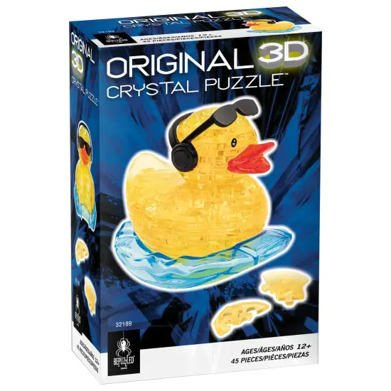 BePuzzled 3D Crystal Puzzle-Yellow Rock'n Duck {1}