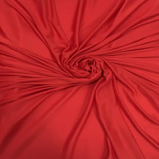 1 Yard Lightweight Red Matte Stretch Lining Fabric for Dresses, Costumes, and Sewing Projects 60&Prime; wide {3}