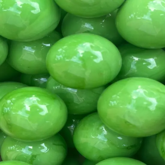 YOU CHOOSE COLOR Glass Marbles 25mm (1 inch) SHOOTER Taw Lot of 5 Lime green {5}