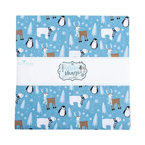Winter Magic 10" Square Pack (Layer Cake / 10" Stacker) by Dani Mogstad for Riley Blake (10-16360-42) {1}
