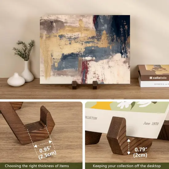 Plate Display Stand, 3 Pack 6 Inch Plate Holder for Displaying {4}